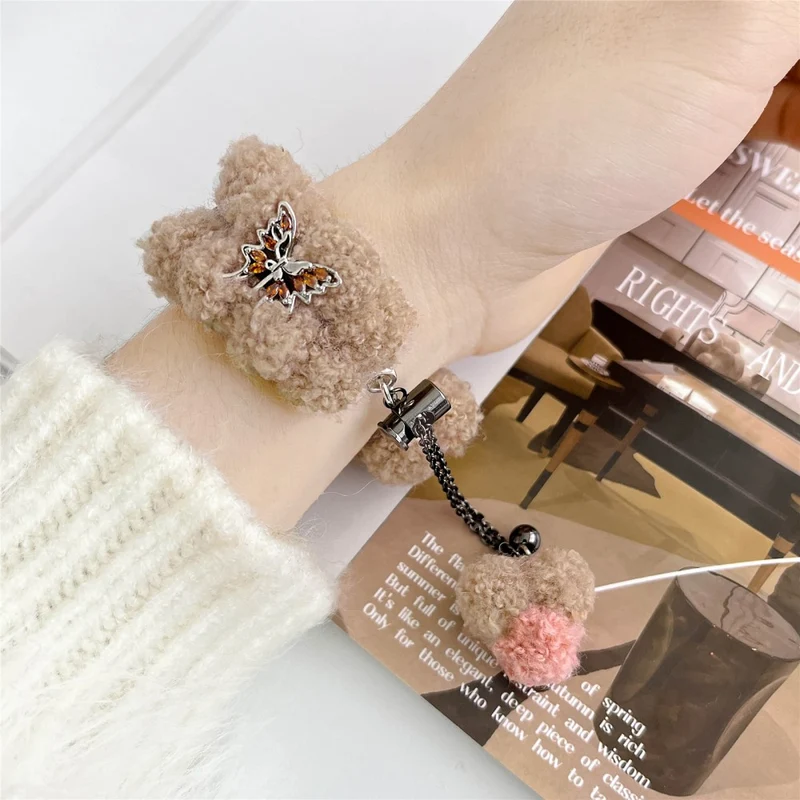 Apple Watch Series 41mm - 40mm - 38mm Universal Velvet Cotton Watch Band