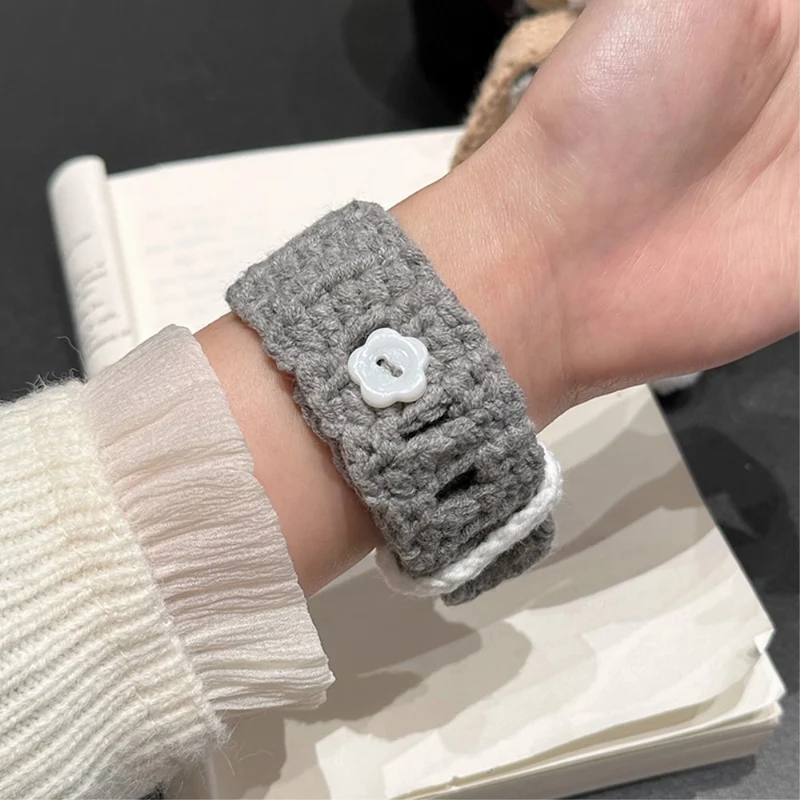 Apple Watch Series 41mm - 40mm - 38mm Universal Velvet Cotton Watch Band
