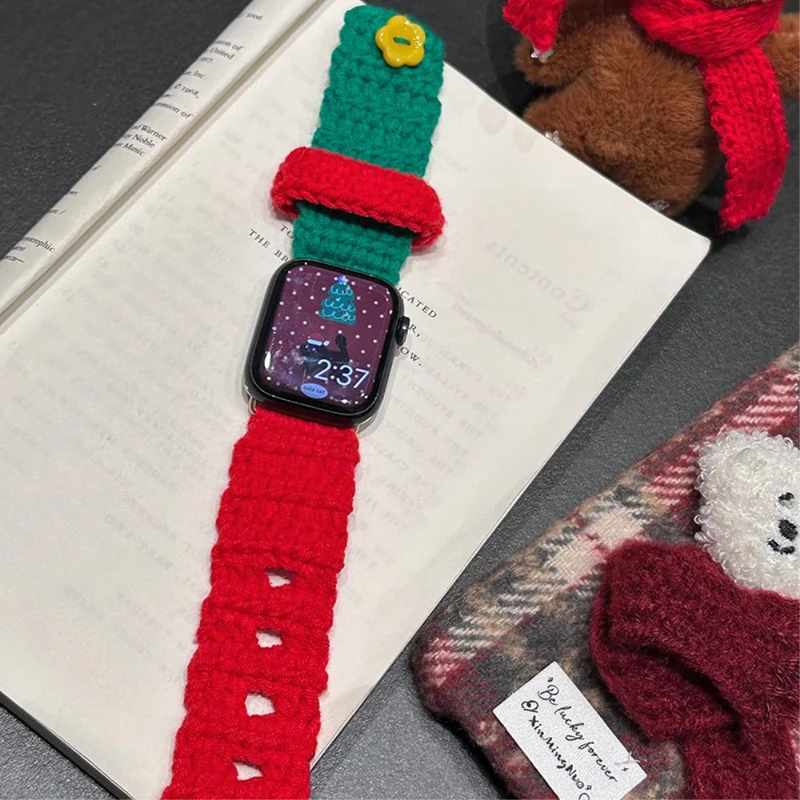 Apple Watch Series 41mm - 40mm - 38mm Universal Velvet Cotton Watch Band