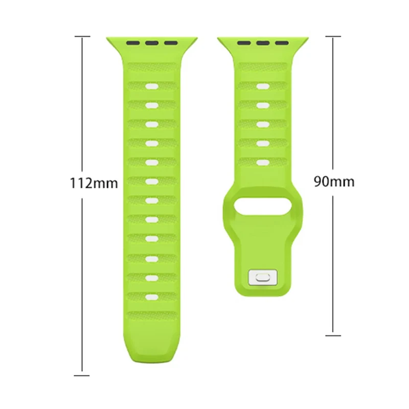 Apple Watch Series 41mm - 40mm - 38mm Universal Band Fluororubber Watch Straps