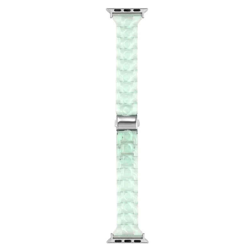 Apple Watch 49mm / 45mm / 44mm / 42mm Bracelet 3-Bead Watch Band - Gradient Gradient Blue