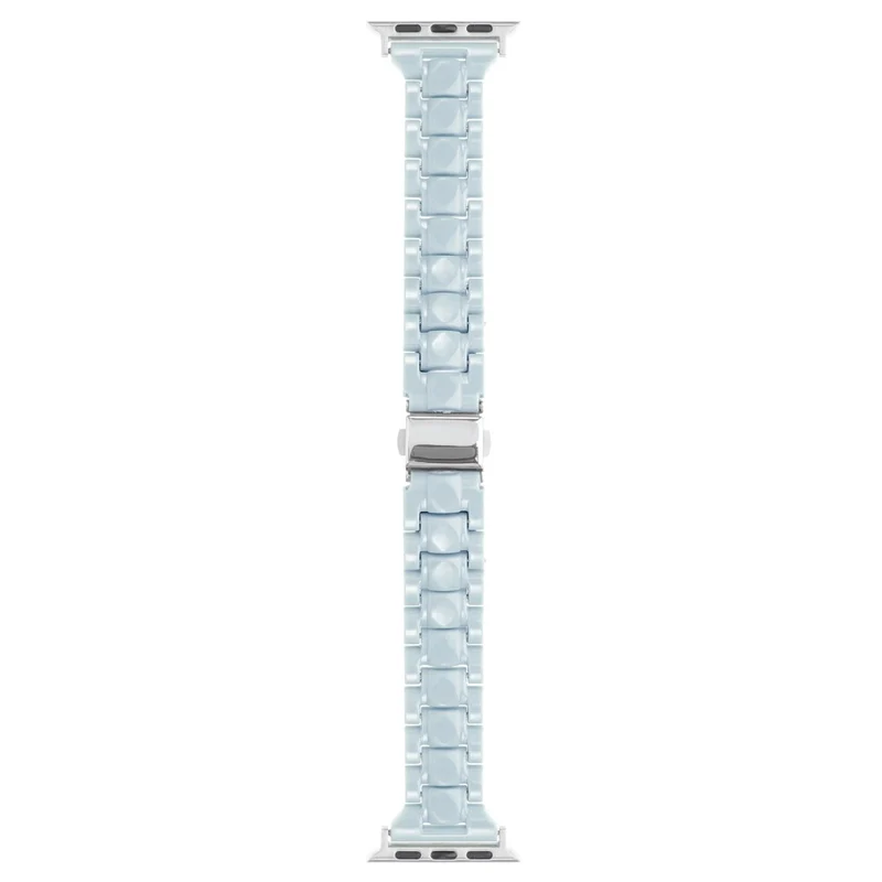 Apple Watch 49mm / 45mm / 44mm / 42mm Bracelet 3-Bead Watch Band - Gradient Gradient Blue