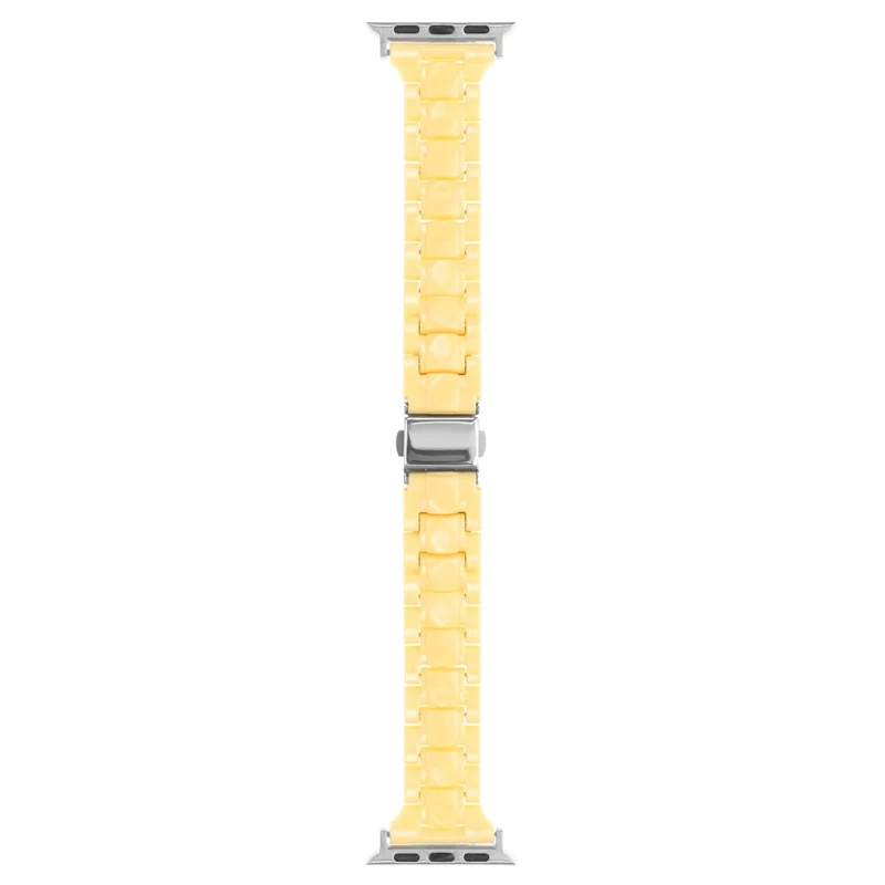 Apple Watch 49mm / 45mm / 44mm / 42mm Bracelet 3-Bead Watch Band - Gradient Gradient Blue