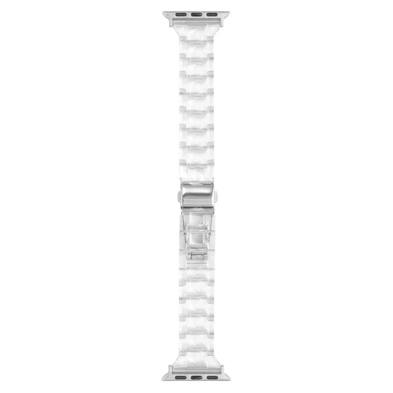 Apple Watch 49mm / 45mm / 44mm / 42mm Bracelet 3-Bead Watch Band - Gradient Gradient Blue