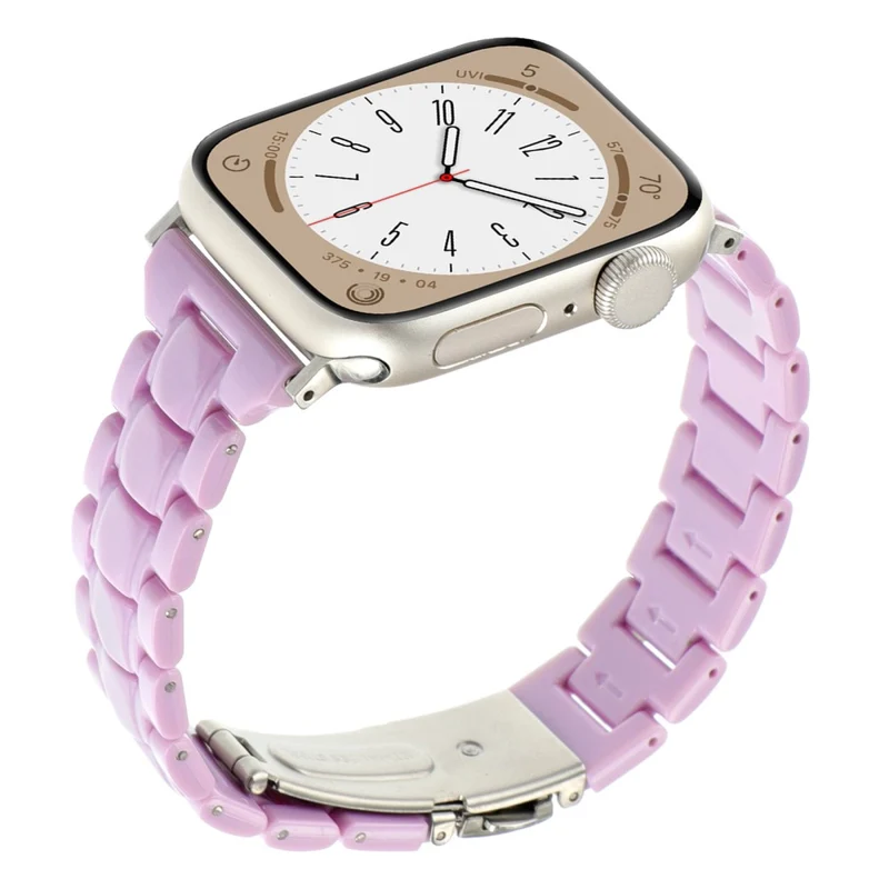 Apple Watch 49mm / 45mm / 44mm / 42mm Bracelet 3-Bead Watch Band - Gradient Gradient Blue