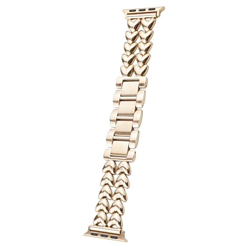 Apple Watch 49mm / 45mm / 44mm / 42mm Stainless Steel Heart Watch Band