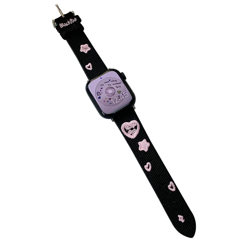 Apple Watch 49mm / 45mm / 44mm / 42mm Watch Strap - Mouse Mouse Light Blue Denim Denim