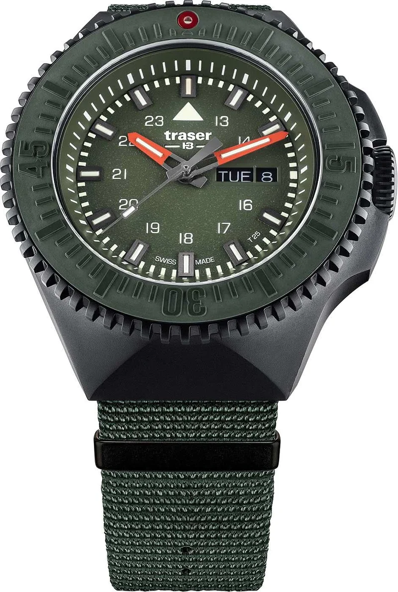 Traser P69 Black Stealth 109858 Herrenuhr • H3-Tritium Leuchttechnologie • Swiss Made