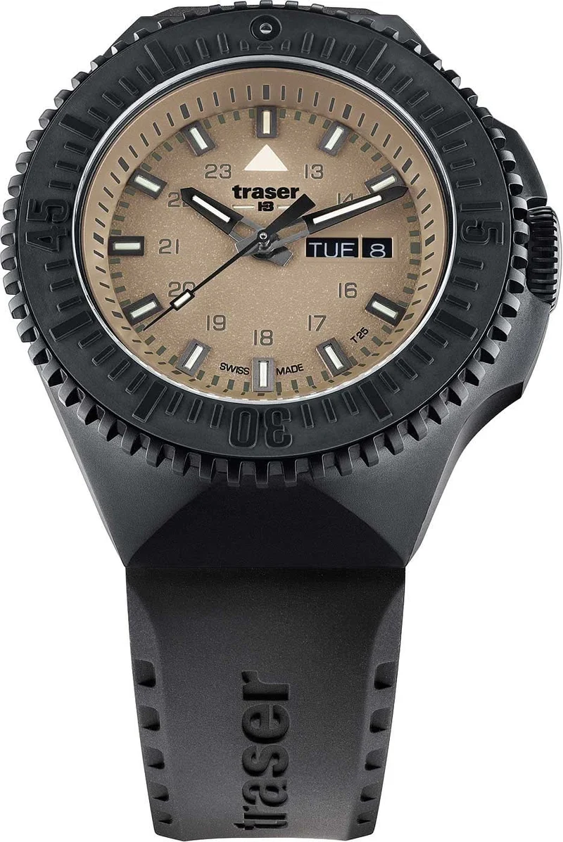 Traser P69 Black Stealth 109861 Herrenuhr • Trigalight H3 • Swiss Made