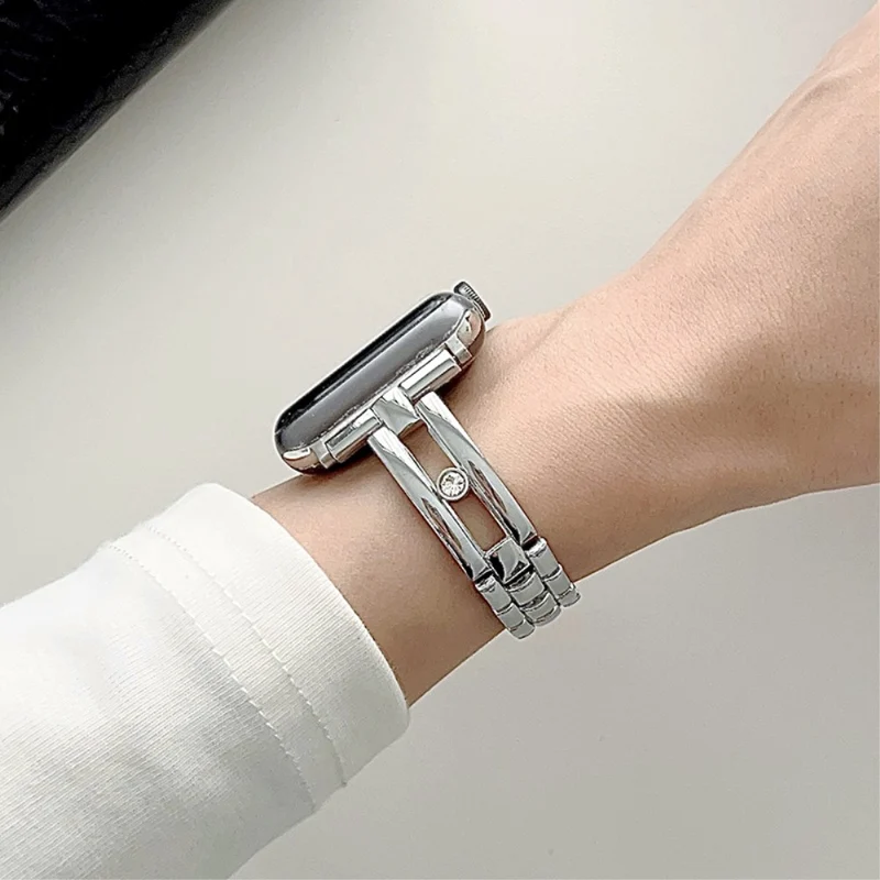 Apple Watch Series 49mm - 45mm - 44mm - 42mm Universal Zinc Metal Watchband Strap