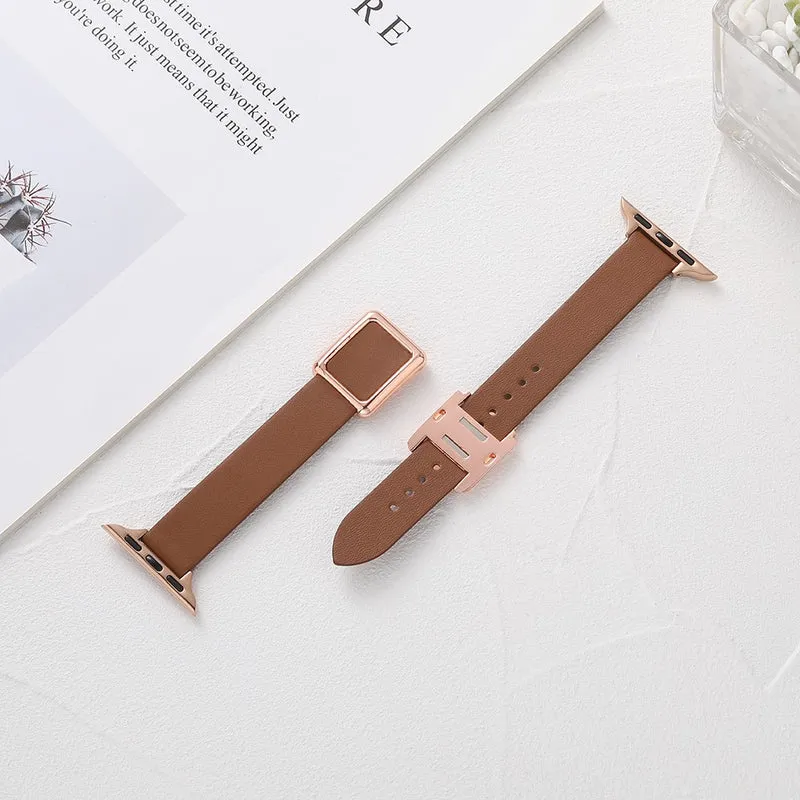 Apple Watch Series 49mm - 45mm - 44mm - 42mm Universal Replacement Wrist Band - Taupe