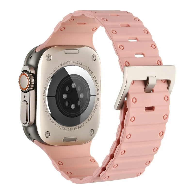 Apple Watch Series 49mm - 45mm - 44mm - 42mm Universal Flexible Magnetic Watch Band - Lilac