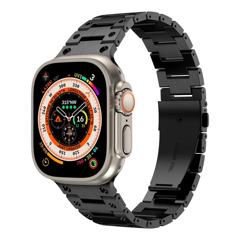 Apple Watch Series 41mm - 40mm - 38mm Universal Watch Band Stainless Steel Strap
