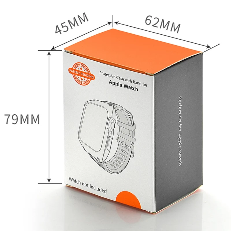Apple Watch Series 41mm - 40mm - 38mm Universal Watch Band Scratch Resistant Strap with Case