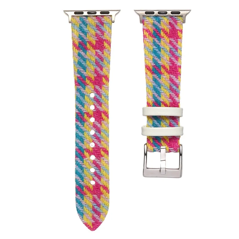 Apple Watch Series 41mm / 40mm / 38mm Watch Band Woolen Strap - Oil Painting Color