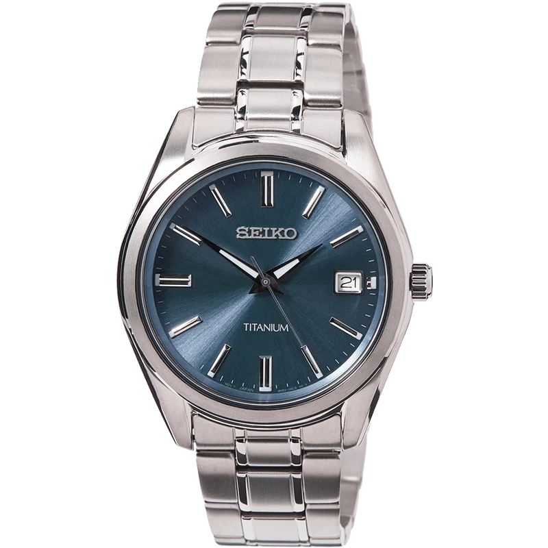 Seiko Conceptual SUR371P1 Herrenuhr • Titan • Saphirglas