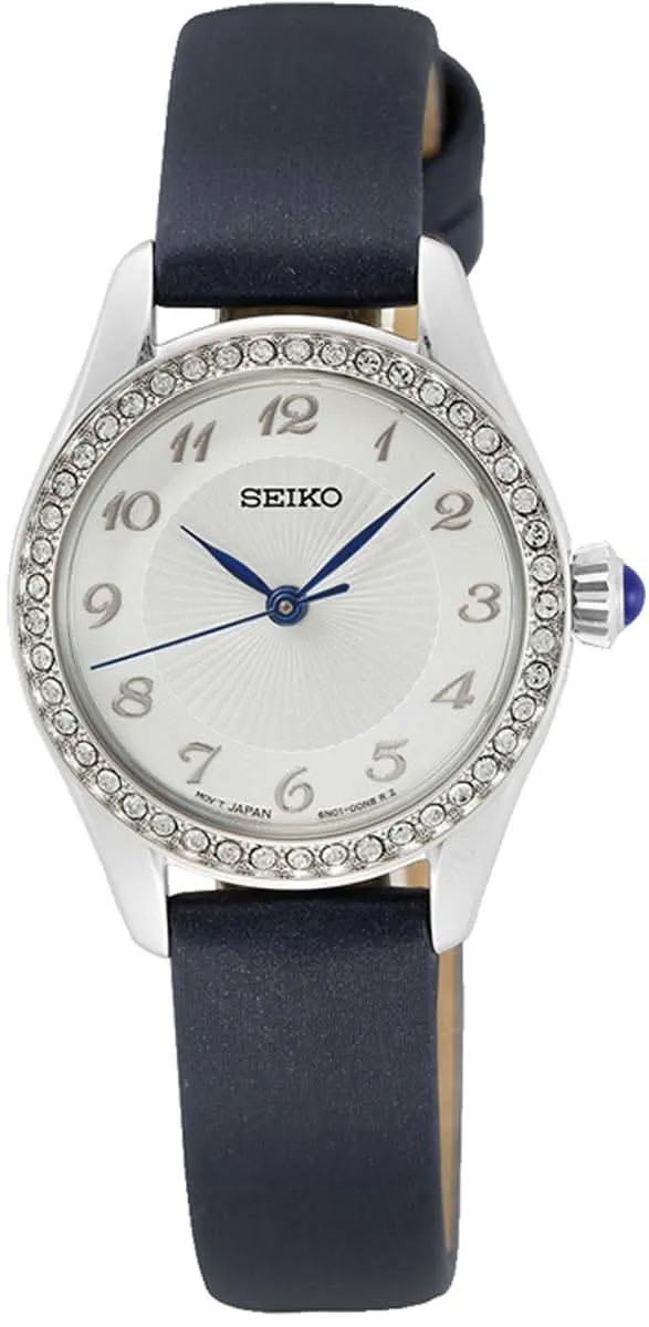 Seiko Conceptual SUR385P2 Damenuhr • Japanische Präzision • Swarovski Kristalle