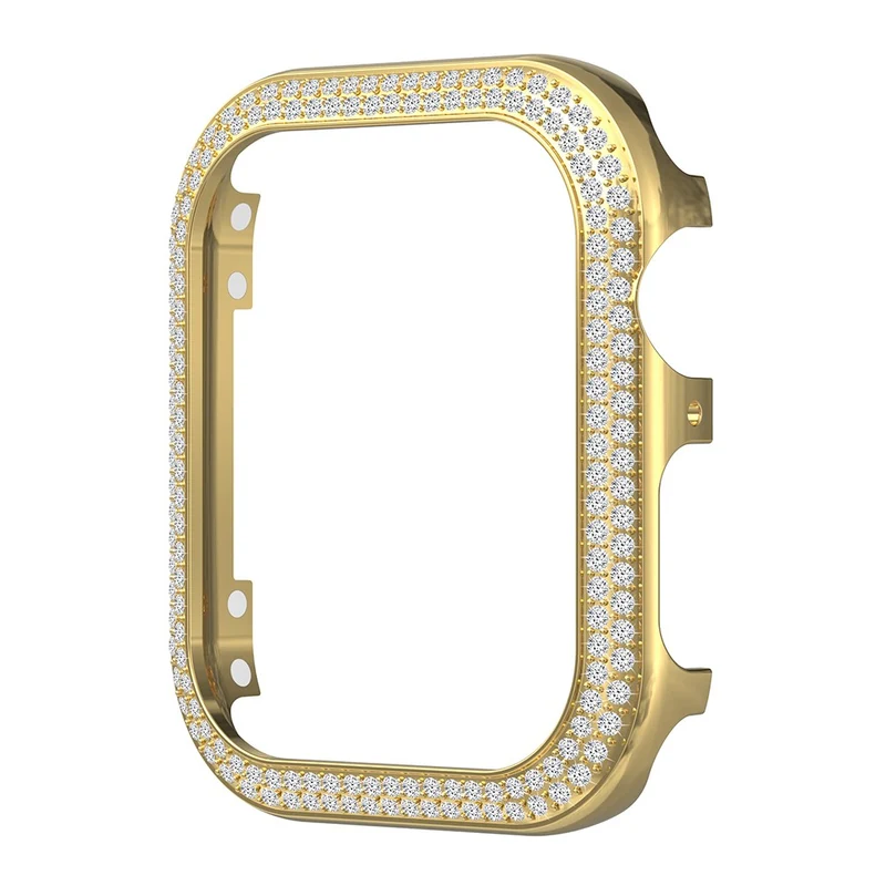 Apple Watch Series 4 / 5 / 6 / SE / SE (2022) / SE (2023) 44mm Rhinestone Decor Zinc Alloy Watch Case