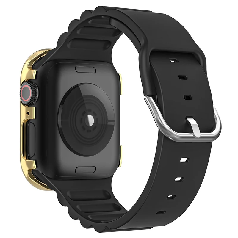 Apple Watch Series 4 / 5 / 6 / SE / SE (2022) / SE (2023) 44mm Rhinestone Decor Zinc Alloy Watch Case