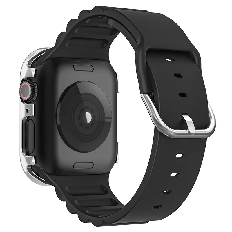 Apple Watch Series 4 / 5 / 6 / SE / SE (2022) / SE (2023) 44mm Rhinestone Decor Zinc Alloy Watch Case