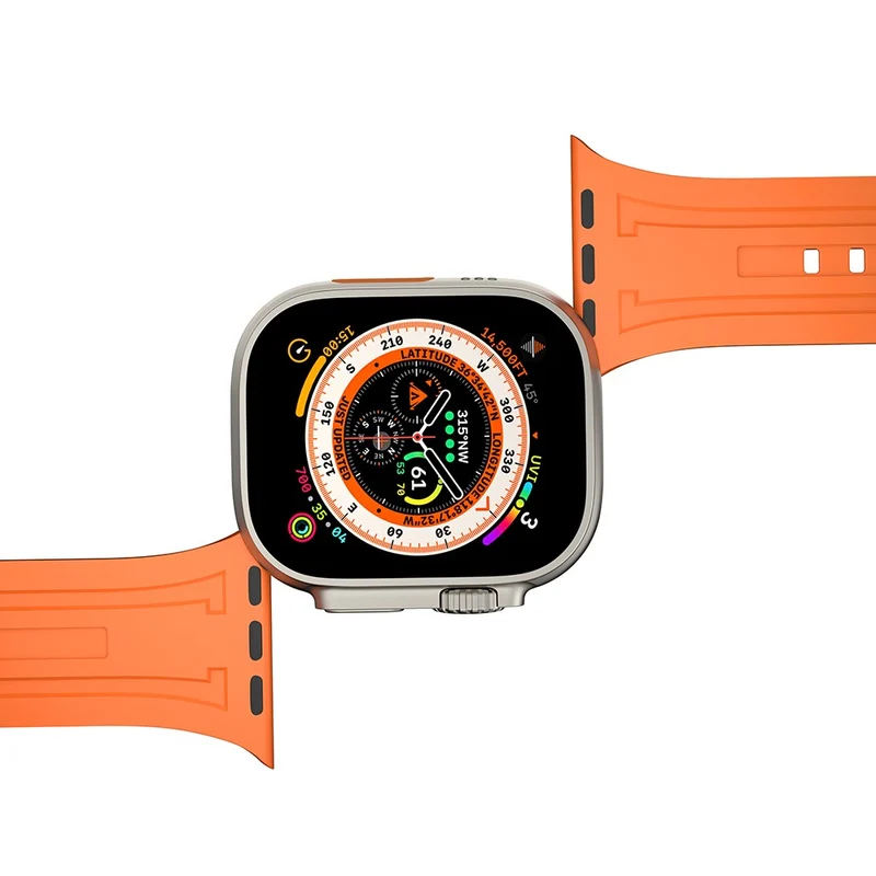 Apple Watch 41mm / 40mm / 38mm Watchband Fluororubber Watch Strap