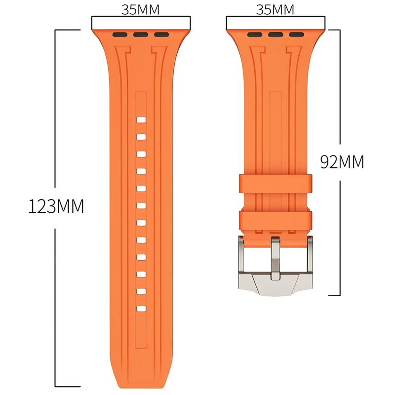 Apple Watch 41mm / 40mm / 38mm Watchband Fluororubber Watch Strap