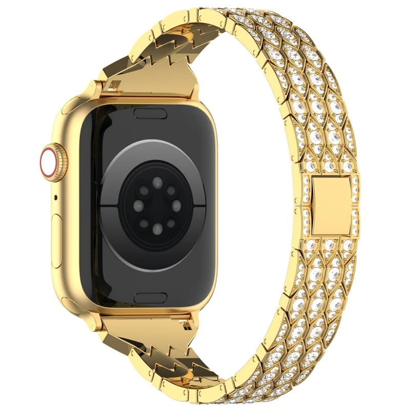 Apple Watch Series 41mm / 40mm / 38mm Watch Band Metal Strap Rhinstone