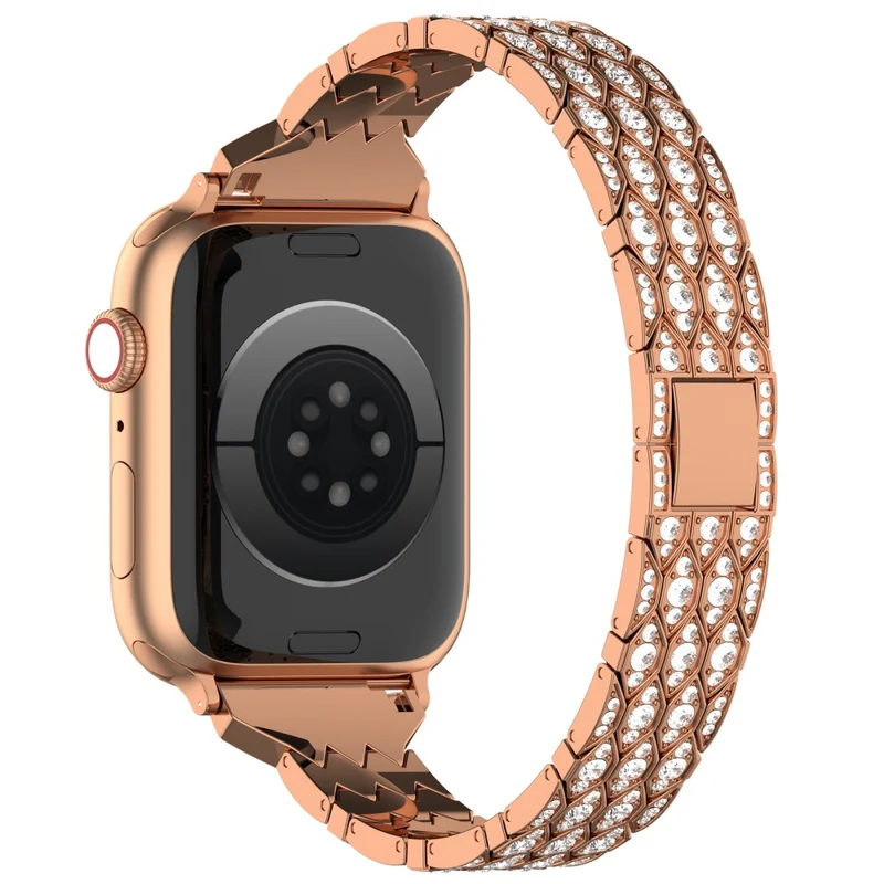 Apple Watch Series 41mm / 40mm / 38mm Watch Band Metal Strap Rhinstone