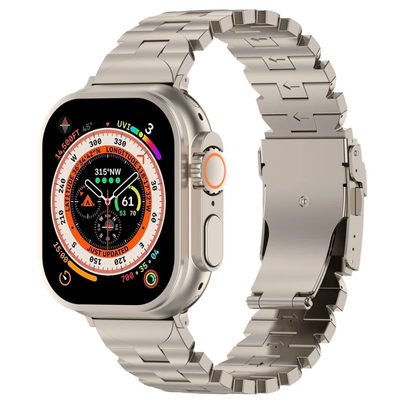 Apple Watch Series 41mm / 40mm / 38mm Titanium Steel Watch Bracelet - Titanium