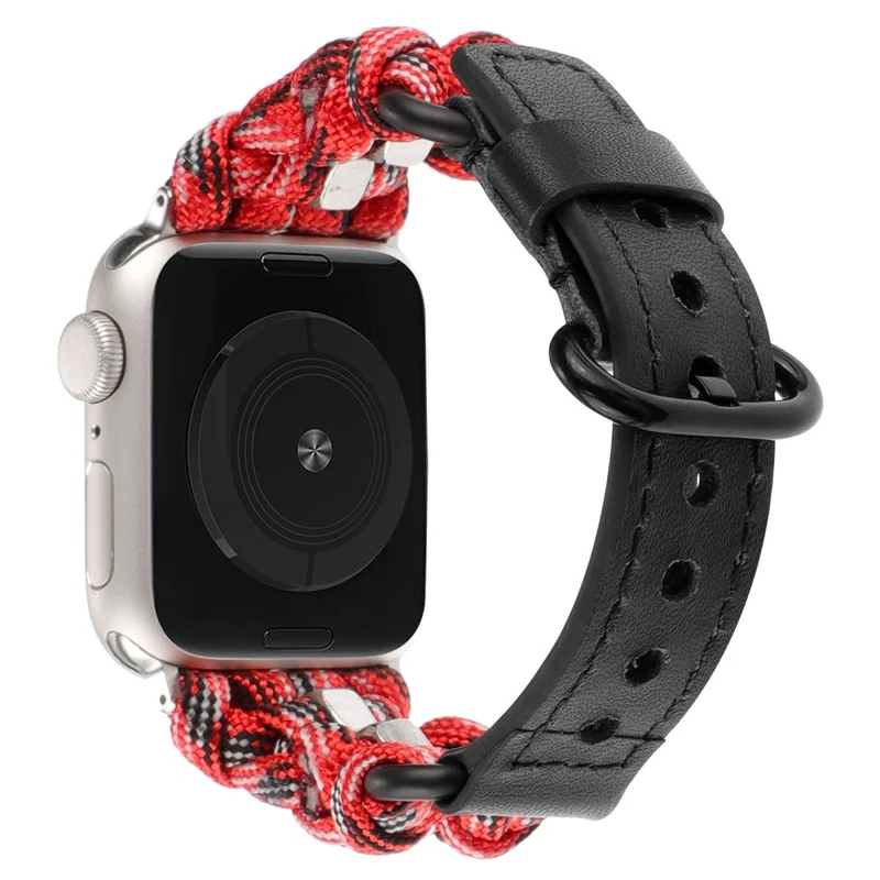 Apple Watch Series 41mm / 40mm / 38mm Nuts Decor Braided Band Watch Strap