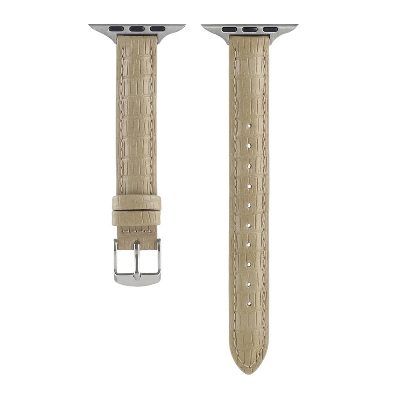 Crocodile Texture Leather Strap Apple Watch Series 41mm / 40mm / 38mm Wrist Band