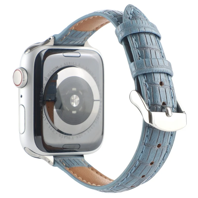 Crocodile Texture Leather Strap Apple Watch Series 41mm / 40mm / 38mm Wrist Band