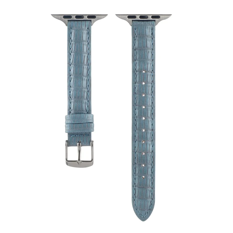 Crocodile Texture Leather Strap Apple Watch Series 41mm / 40mm / 38mm Wrist Band
