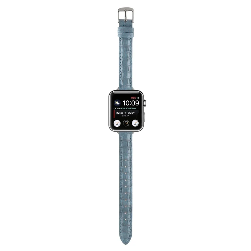 Crocodile Texture Leather Strap Apple Watch Series 41mm / 40mm / 38mm Wrist Band