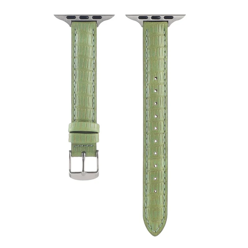 Crocodile Texture Leather Strap Apple Watch Series 41mm / 40mm / 38mm Wrist Band
