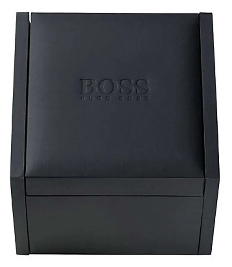 BOSS Santiago 1513863 Herrenuhr • Blaues Zifferblatt • Anthrazit Edelstahl