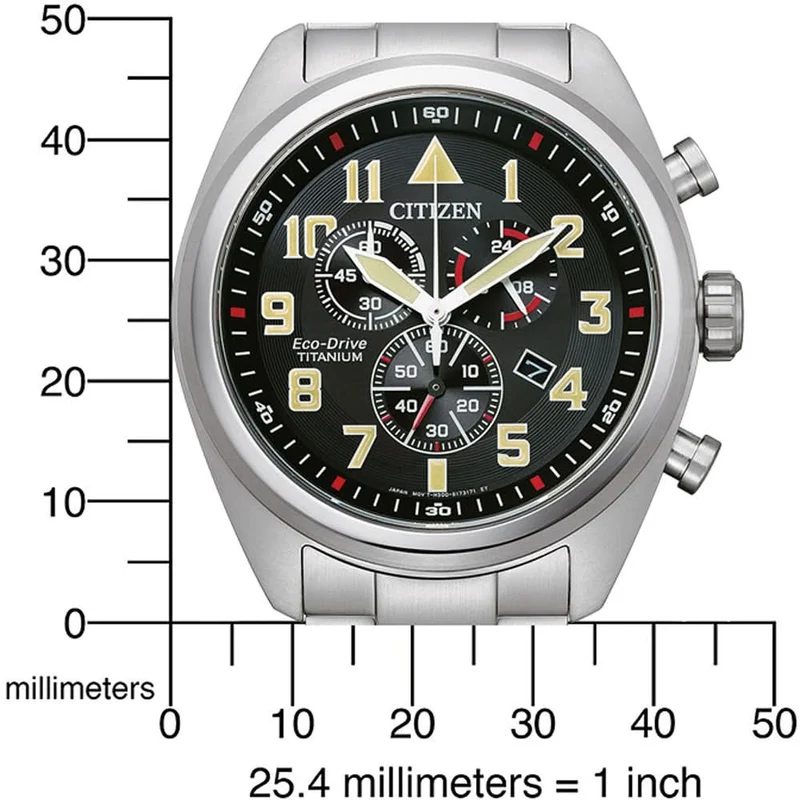 Citizen AT2480-81E Herrenuhr • Super Titanium • Saphirglas