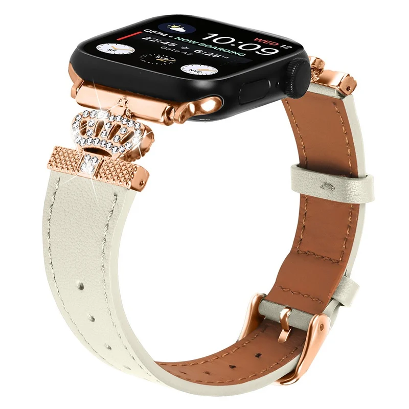 Genuine Cow Leather Strap Apple Watch Series 41mm / 40mm / 38mm