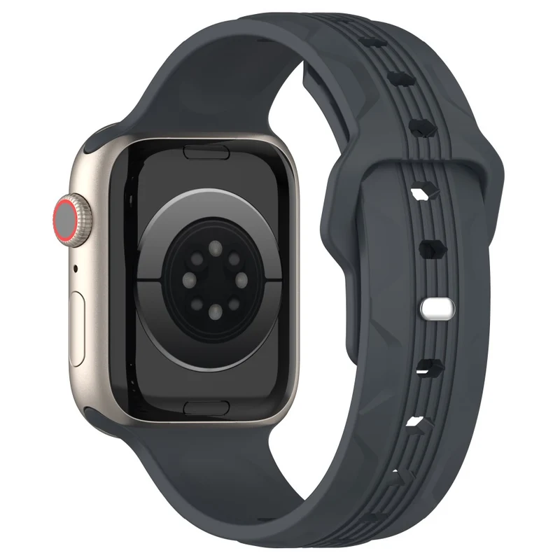 Apple Watch Series 41mm / 40mm / 38mm Watch Band Texture Silicone Strap