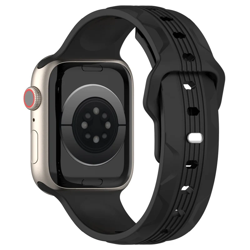 Apple Watch Series 41mm / 40mm / 38mm Watch Band Texture Silicone Strap