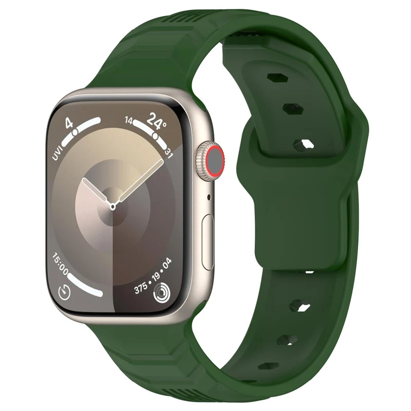 Apple Watch Series 41mm / 40mm / 38mm Watch Band Texture Silicone Strap