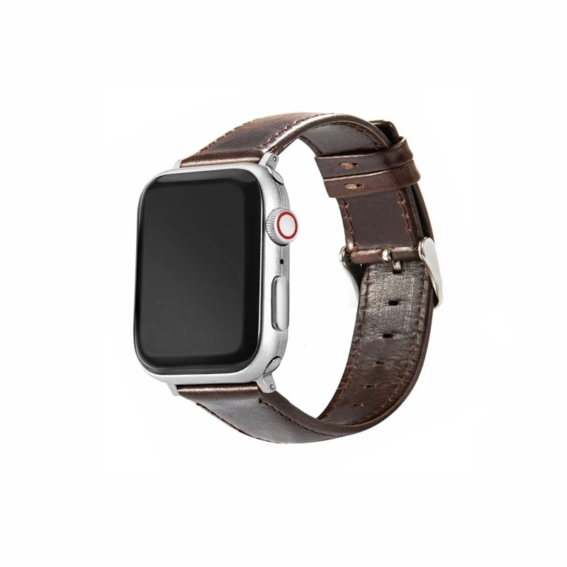 Apple Watch Series 41mm / 40mm / 38mm Watch Band Crazy Horse Texture - Tan