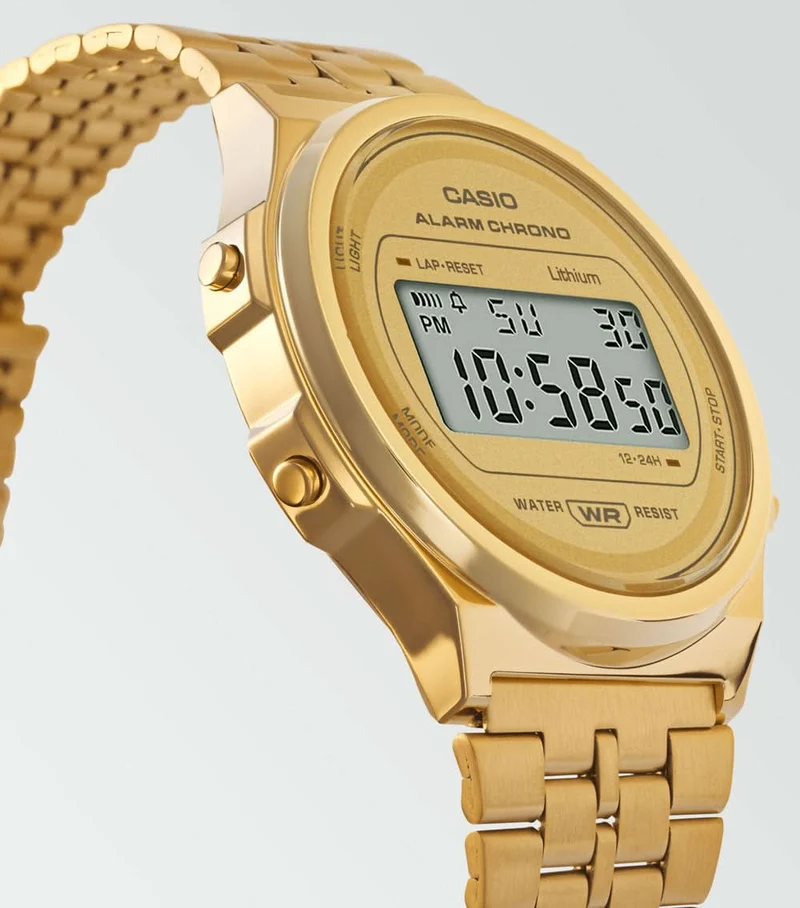 Casio Vintage A171WEG-9AEF Uhr • Kultiges Retro-Design • Vergoldetes Gehäuse