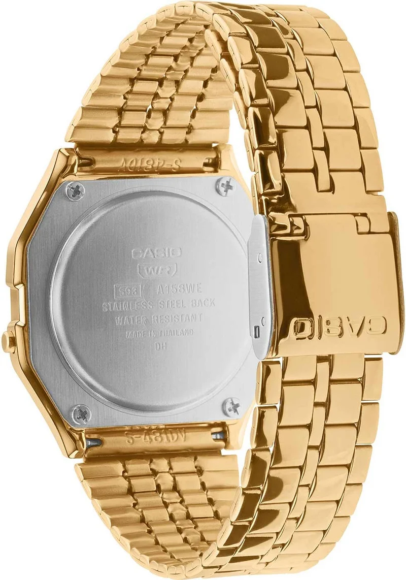 Casio Vintage A158WETG-9AEF Uhr • Kultiges Retro-Design • Stoppuhr & Alarm
