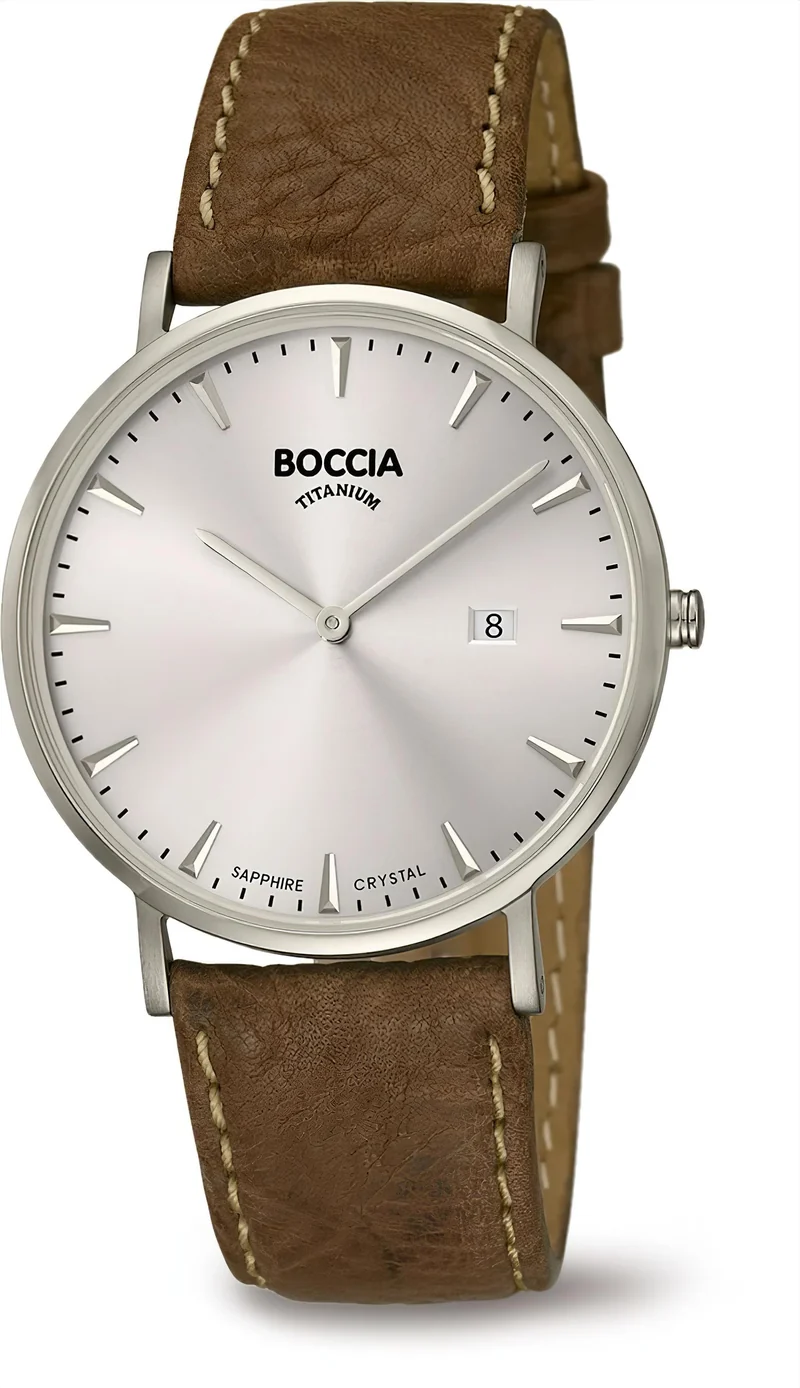 Boccia 3648-01 Herrenuhr - Saphirglas - Reintitan