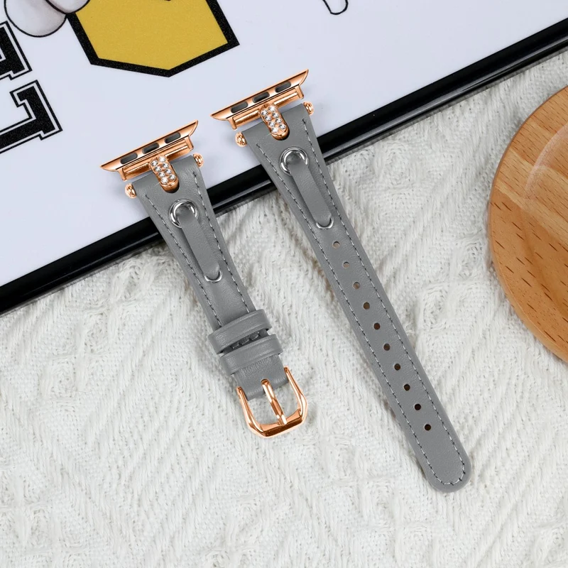 Apple Watch Series 41mm / 40mm / 38mm Watch Band Grey Watch Strap