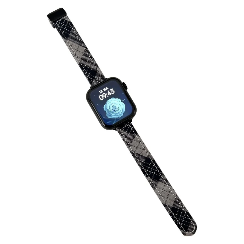 Apple Watch 41mm / 40mm / 38mm Smart Watchband Canvas Magnetic Strap - Tan
