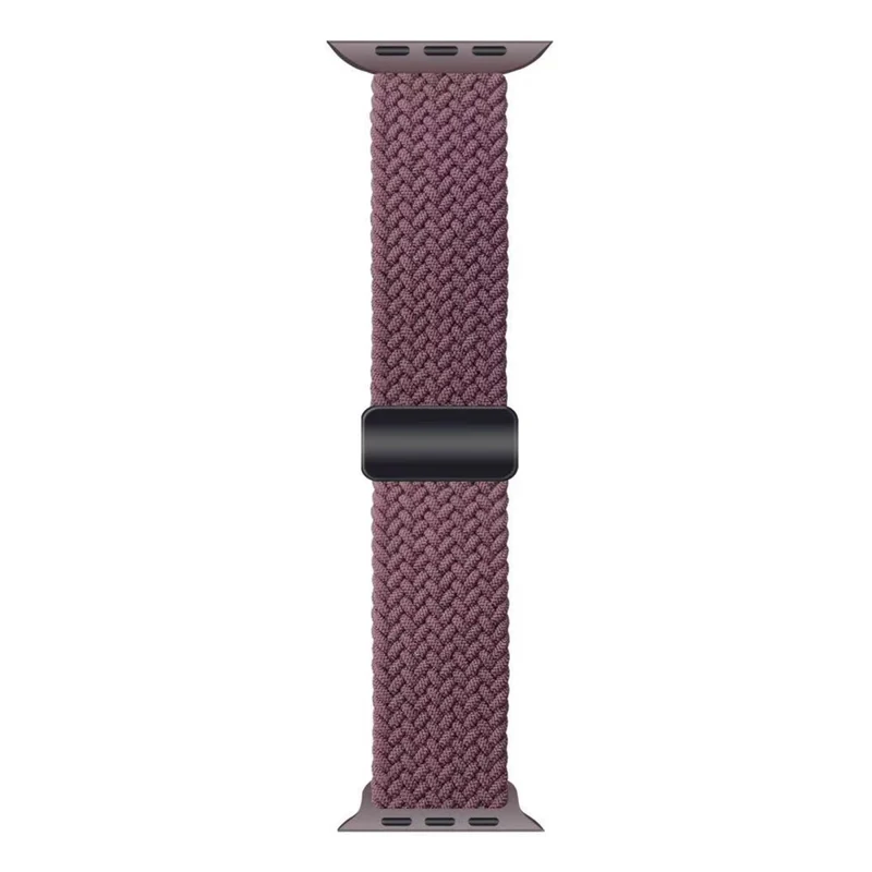 Apple Watch 41mm / 40mm / 38mm Magnetic Nylon Braided Wristband - Black+White