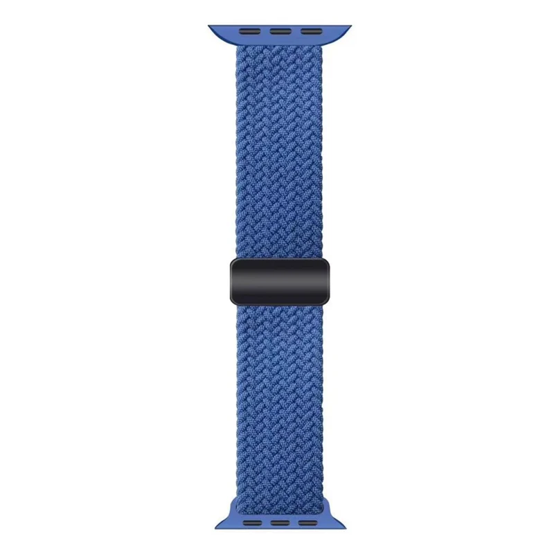 Apple Watch 41mm / 40mm / 38mm Magnetic Nylon Braided Wristband - Black+White