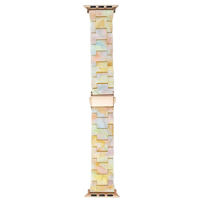 Apple Watch 41mm / 40mm / 38mm Watch Strap Resin Wrist Band - Tortoiseshell